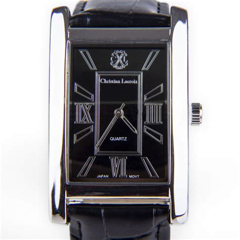 Quand les températures baissent, vous avez besoin d'un manteau pour homme performant pour ne pas craindre le froid. Montre noire rectangulaire bracelet crocodile Homme ...