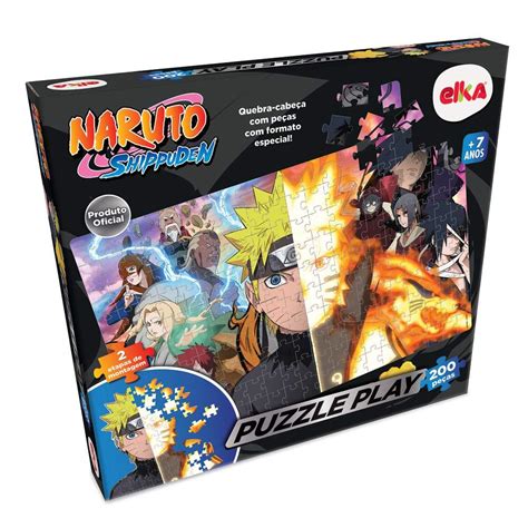 Puzzle Play 200 Peças Naruto Shippuden Ri Happy