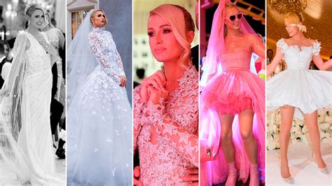 Los Seis Espectaculares Vestidos De Novia Que Paris Hilton Lució En Su