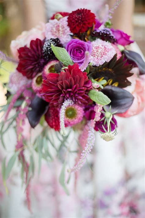 Beautiful Dahlia Wedding Bouquets Always Andri Weddings