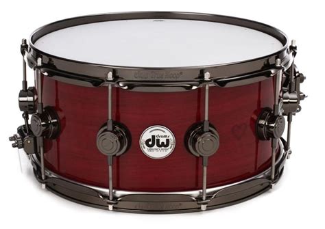 Dw Collectors Series Purpleheart Wood Snare Drum 65 X 14 Inch
