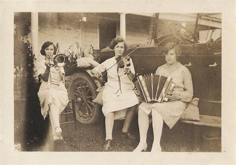Vintage Photo Of A Girl Band 1920s Flapper By Vintagewarehouse 700