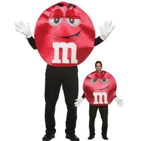 M And M Red Costume Ex Hire