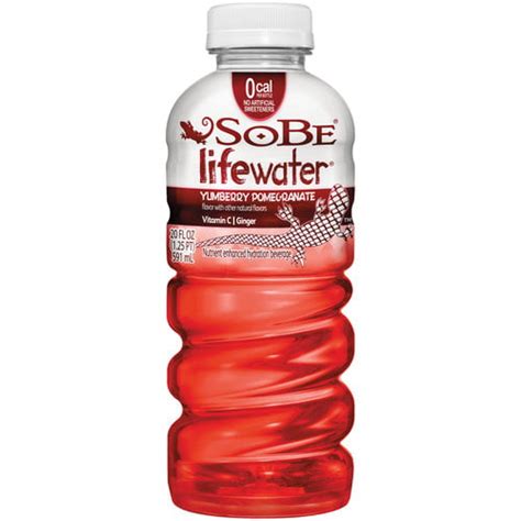 Sobe Life Water Yumberry Pomegranate Water Beverage 20 Fl Oz