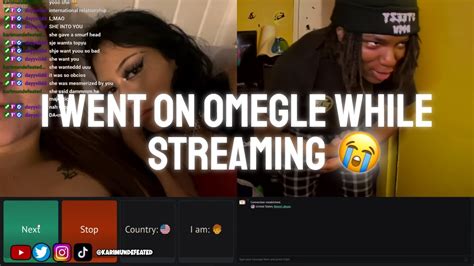 I Went On Omegle While Streaming Youtube