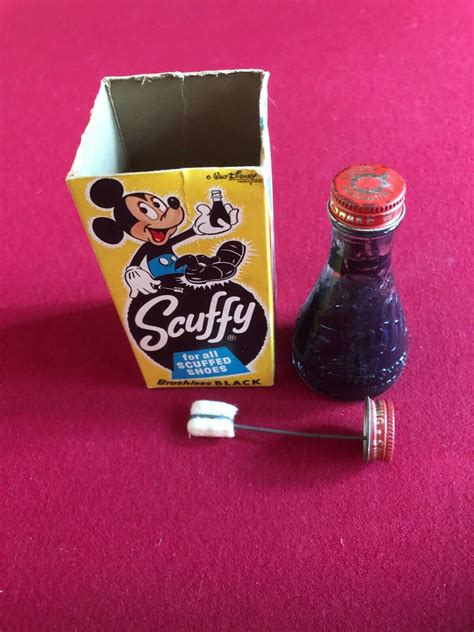 1950s Walt Disney Mickey Mouse Scuffy Shoe Polish Scarce Vintage Ebay