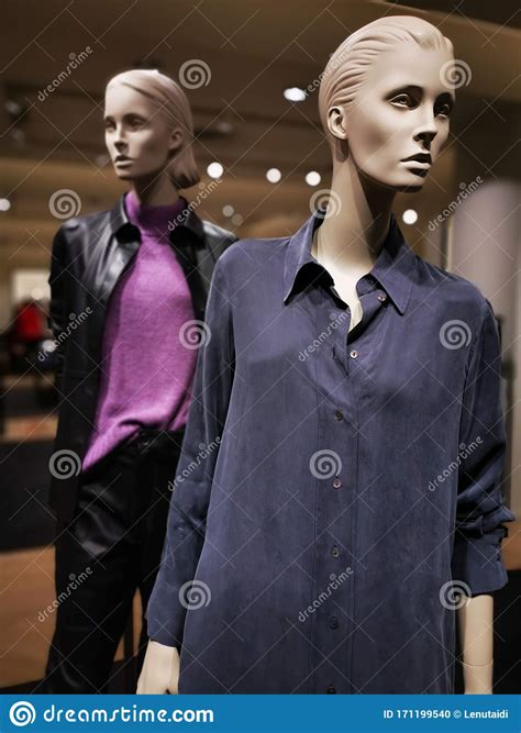 Fashion Dummy Clothing For Women Stock Photo Image Of Coat Shoes