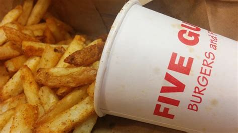 Available for free on both apple and android phones, this nifty little helper. What You Need To Know Before Eating At Five Guys - YouTube