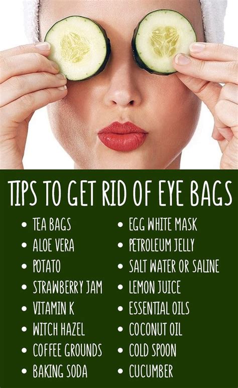 16 Tips How To Get Rid Of Eye Bags Beautytipsfordarkcircles Eye Skin