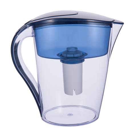 Great Value 10 Cup Water Pitcher With Filter Qp10 01 Blue