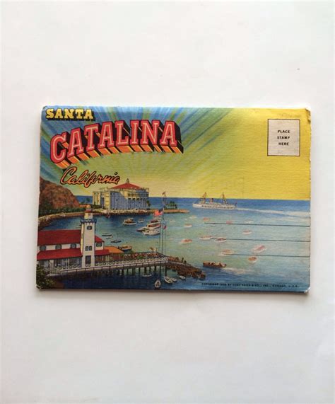 1930s Souvenir Santa Catalina Island California Western