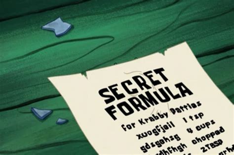 We Finally Know What The Krabby Patty Secret Formula Is From Spongebob