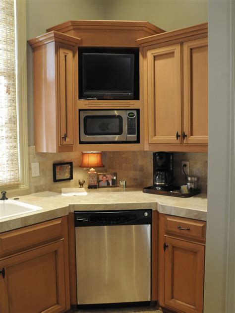 In this video i'll show you how to build a farmhouse kitchen island cabinet, featuring a butcher block counter top, farmhouse sink, and dishwasher. Corner Dishwasher | Houzz