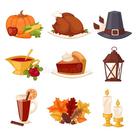 Happy Thanksgiving Day Seamless Pattern Vector Stock Vector