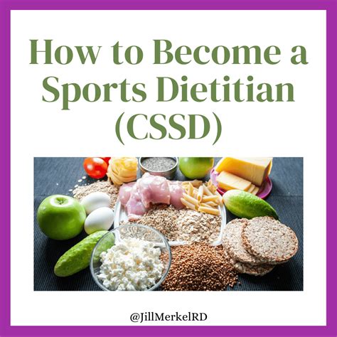 how to become a sports dietitian cssd jill merkel rd