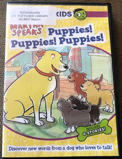 Pbs Kids Martha Speaks Puppies Puppies Puppies Dvd Kids Tv Show