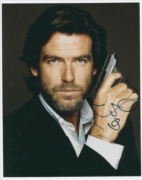 Super Sale Period Limited Autographed Pierce Brosnan Signed 8 X 10 Photo Nice Eric