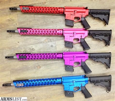 Armslist For Sale Custom Ar 15s Bright Colored Anodizing Great
