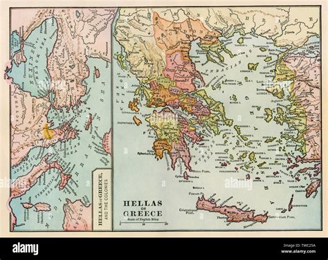 Mapa De La Antigua Grecia Fotografías E Imágenes De Alta Resolución Alamy