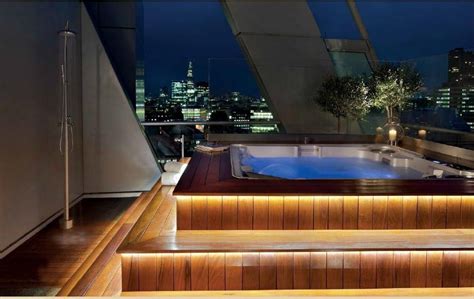 Hot Tub On Roof Terrace Outdoor Spas Hot Tubs Hot Tub Outdoor Hot Tub