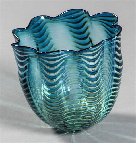 Dale Chihuly Blue Seaform Vase Mar 30 2013 Material Culture In Pa