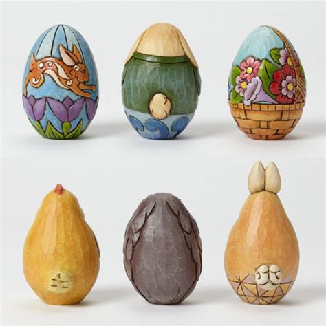 My Owl Barn Jim Shore Hand Painted Easter Eggs