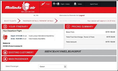 Those who are departing from kuala lumpur international airport, can use mobile boarding pass, instead of printed ones. Shin Chan Comel: Tips dan Cara Beli Tiket Malindo Air Online