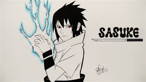 How To Draw Sasuke Uchiha Shippuden