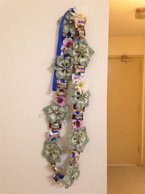 Are you searching best graduation gifts for your sister? Made this Graduation Lei for my sisters college graduation ...