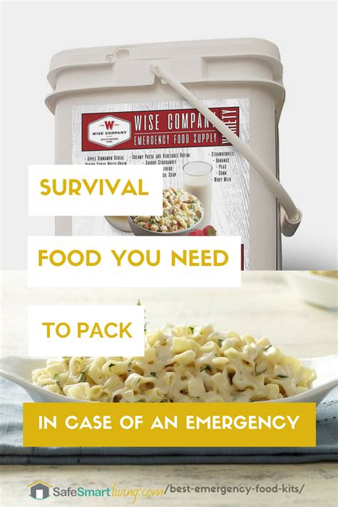 Survival 101 Best Emergency Food Kits Safe Smart Living Emergency