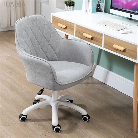 Attica modern home office chair, velvet swivel chair with soft seat, 360° swivel height adjustable rolling task chair for living room bedroom and study navy blue. Small Space Computer Chair Student Dormitory Study Sofa Chair Study Net Red Chair Lift Rotary ...