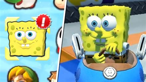Play As Spongebob Squarepants In Mario Kart 8 Deluxe Youtube