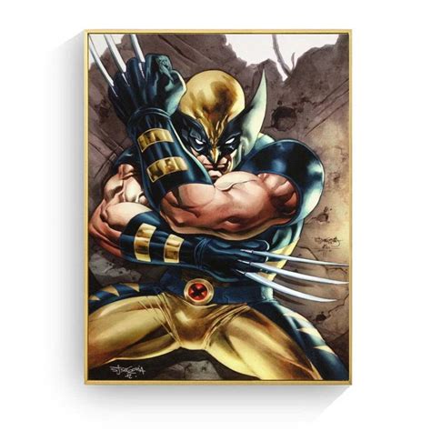 X Men Wolverine Canvas Poster Wall Art Wall Decor Canvas Etsy