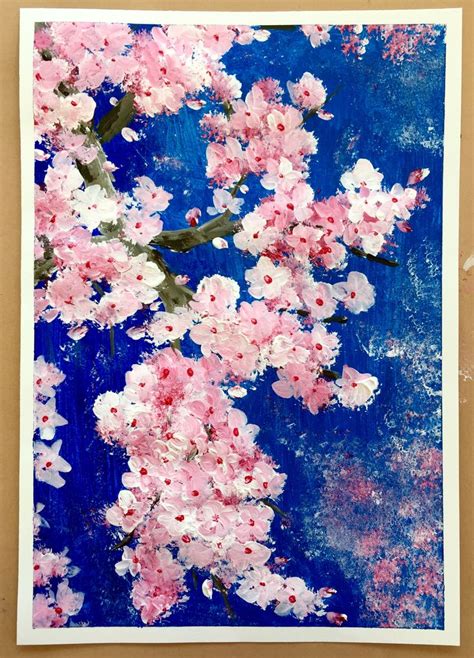 Cherry Blossom Painting And Drawing Abstract Artwork Painting
