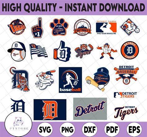 Files Detroit Tigers Svg Baseball Clipart Cricut Detroi Inspire