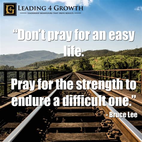 Don't pray for an easy life. Dont pray for an easy life. Pray for the strength to endure a difficult one. #strength # ...