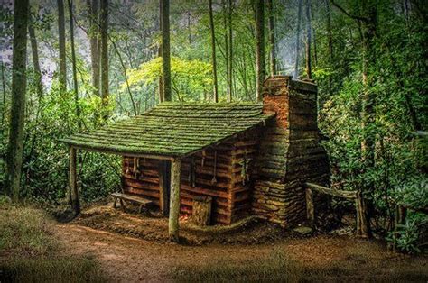 Log Cabin Appalachian Mountains Forest Cabin Smoky Mountains