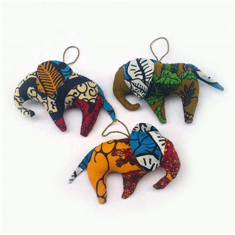 African Elephant Ornaments The Sankofa Center