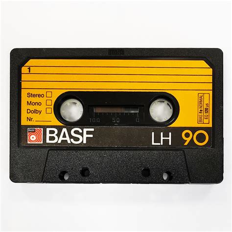 Basf Lh90 1979 80 Ferric Blank Audio Cassette Tapes Retro Style Media