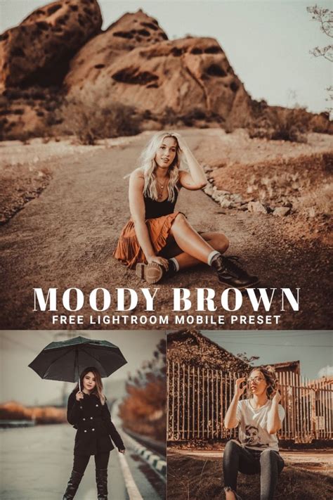 Make sure guys whenever you apply the presets on your pictures you have to edit some settings just like you. Free Moody Brown Lightroom Mobile Preset | Free Lightroom ...