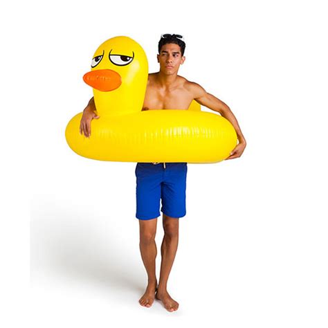Giant Rubber Ducky Pool Float Fat Brain Toys