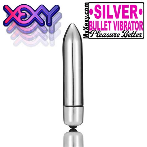 Xexy Silver Bullet Vibrator 4 Slim Smooth Silver Classic Etsy