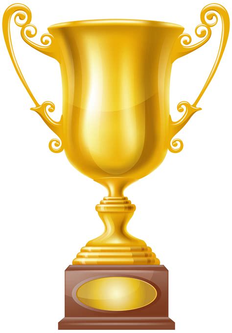 Gold Trophy Transparent PNG Clip Art Image | Decoração ...