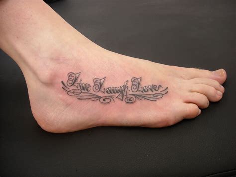 These tattoos indicate a true feeling of happiness with all that life has to offer. Live Laugh Love Tattoos Designs, Ideas and Meaning ...