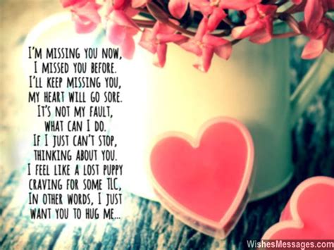 I Miss You Poems For Girlfriend Missing You Poems For Her Wishesmessages Com Cute Miss You I