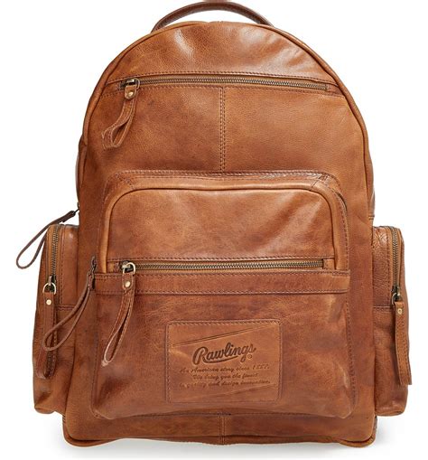 Rawlings Rugged Leather Backpack Nordstrom Rugged Leather