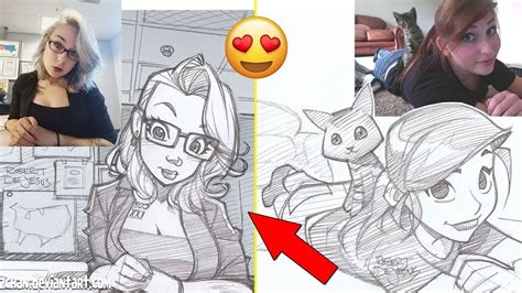 Illustrator Turns Strangers Into Anime Characters Youtube