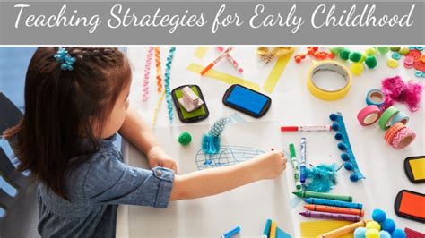 Pedagogical Strategies And Practices In Early Childhood Education Part