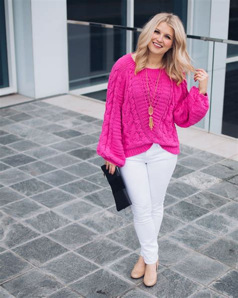 82 Recomended Hot Pink Winter Outfits For Christmas Day Winter Outfit
