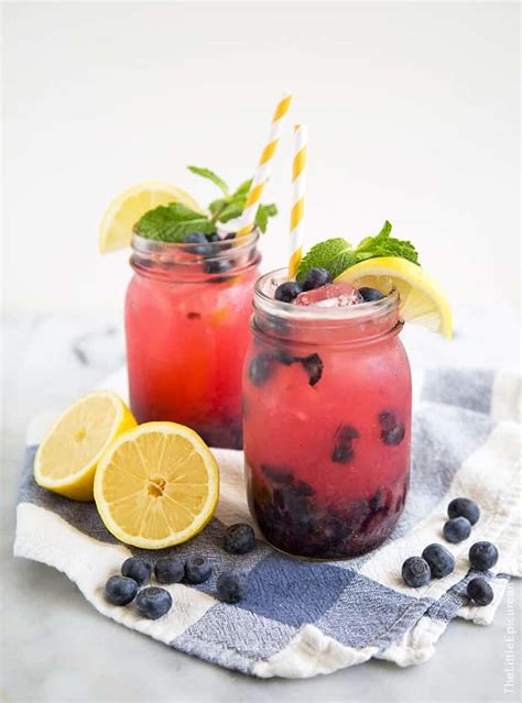 Sparkling Blueberry Lemonade The Little Epicurean